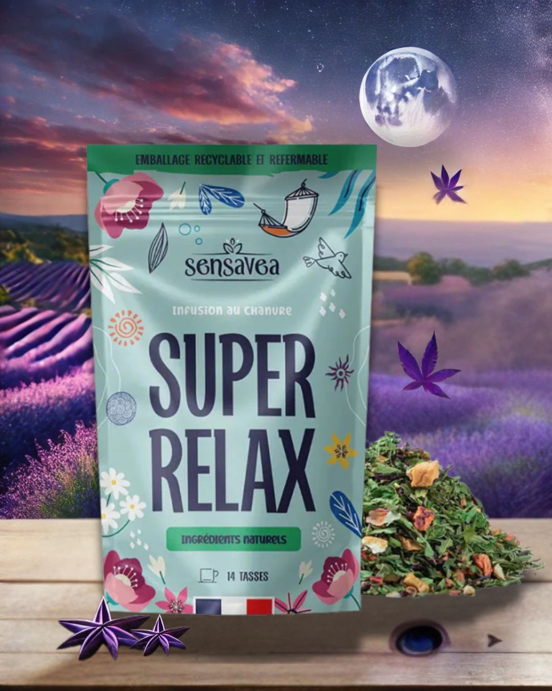 Infusion BIO chanvre CBD 30% "SUPER RELAX"