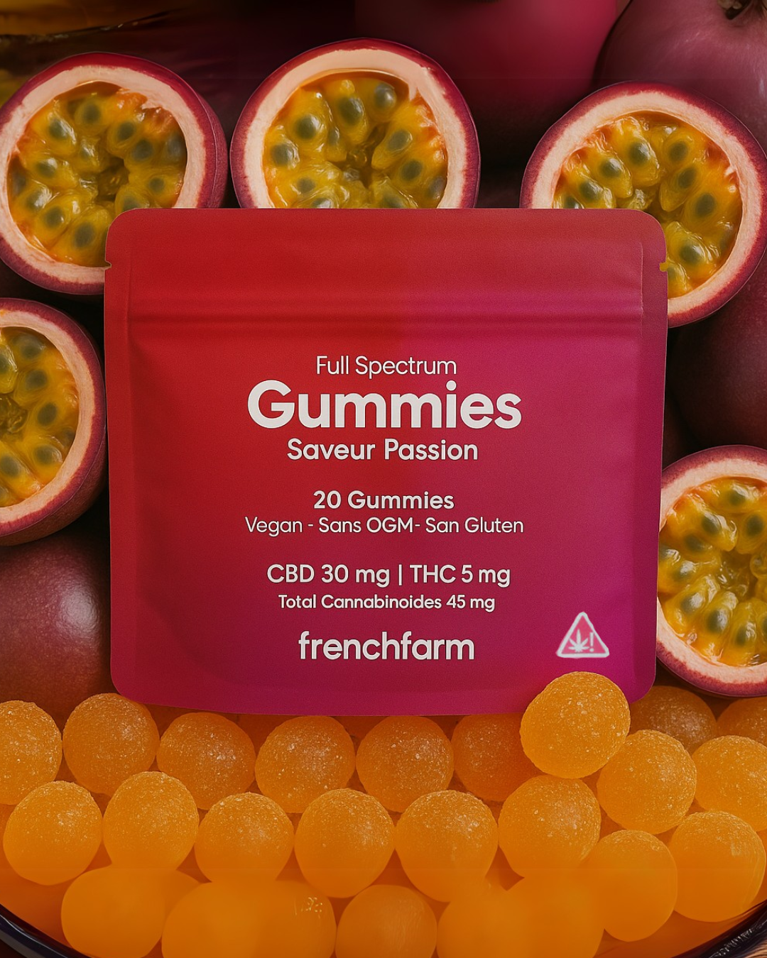 GUMMIES PASSION | CBD+ | BONBONS FULLSPECTRUM