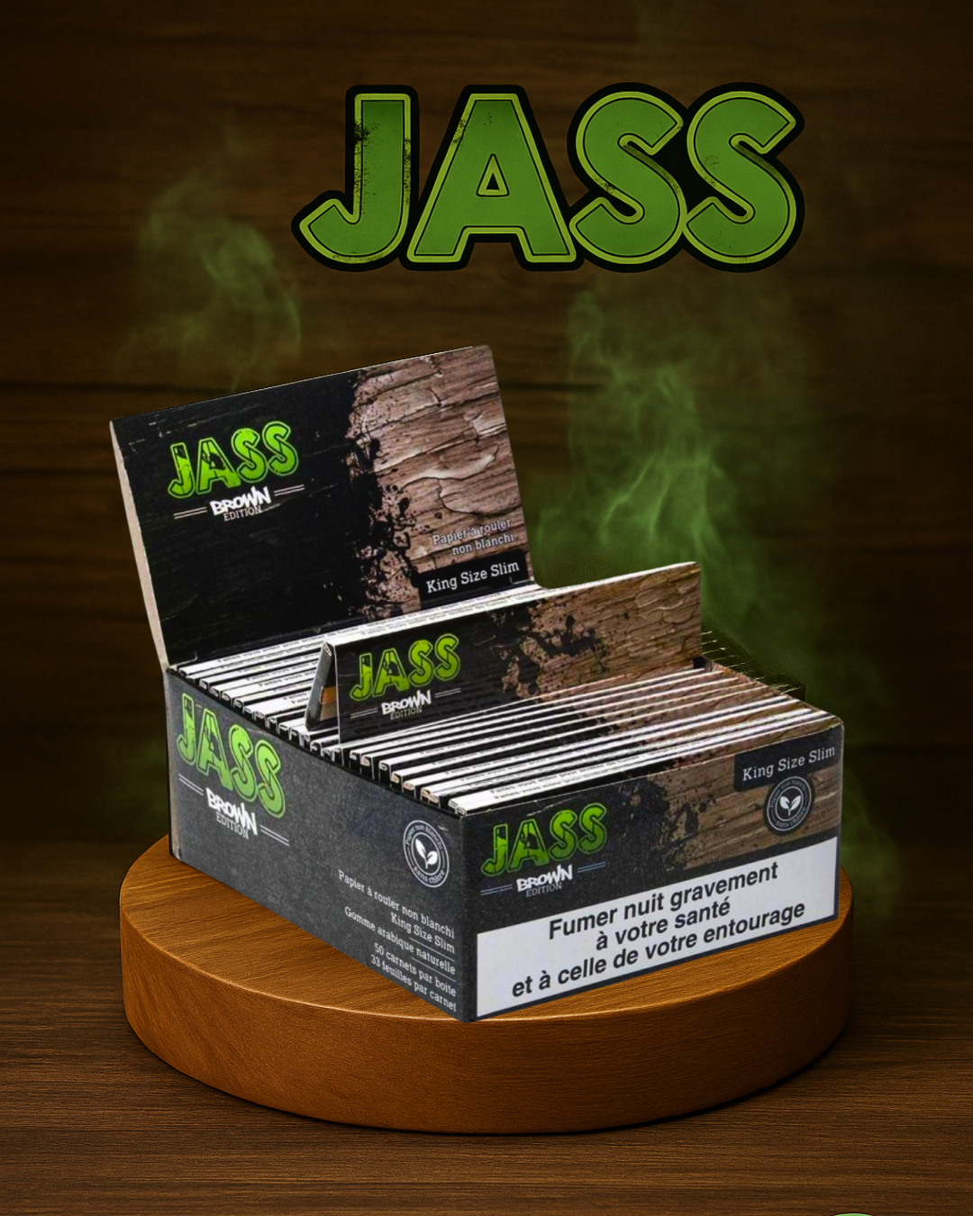 Feuilles à rouler Jass brown ou classic - King Size SLIM