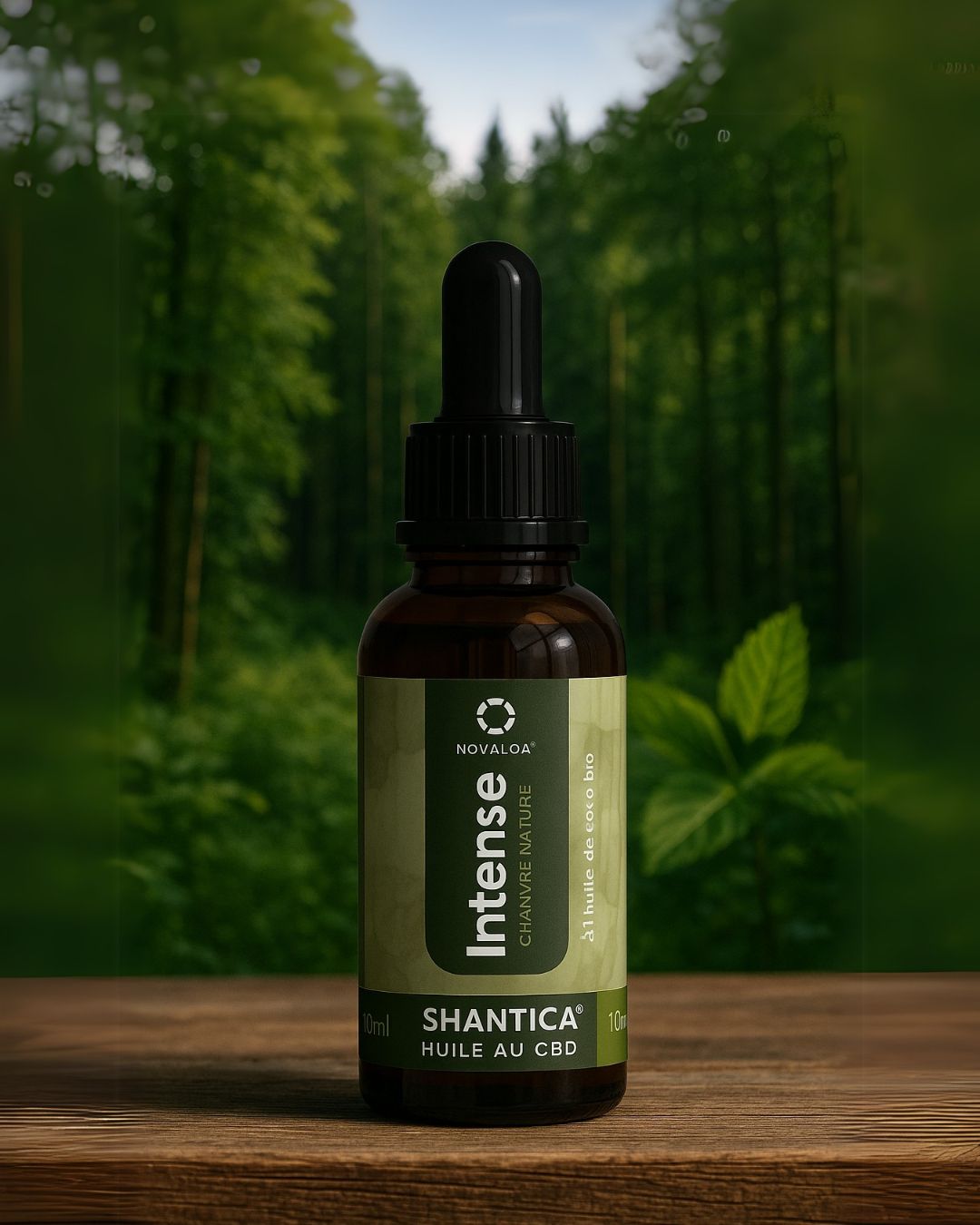 Huile CBD Novaloa 10ml 10% (0% THC et sans GLUTEN)