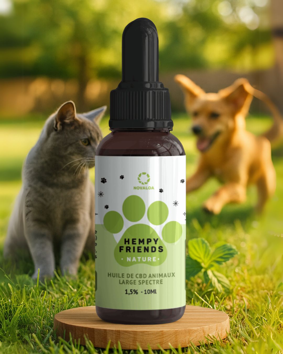 Huile CBD pour Chiens & Chats 1,5%