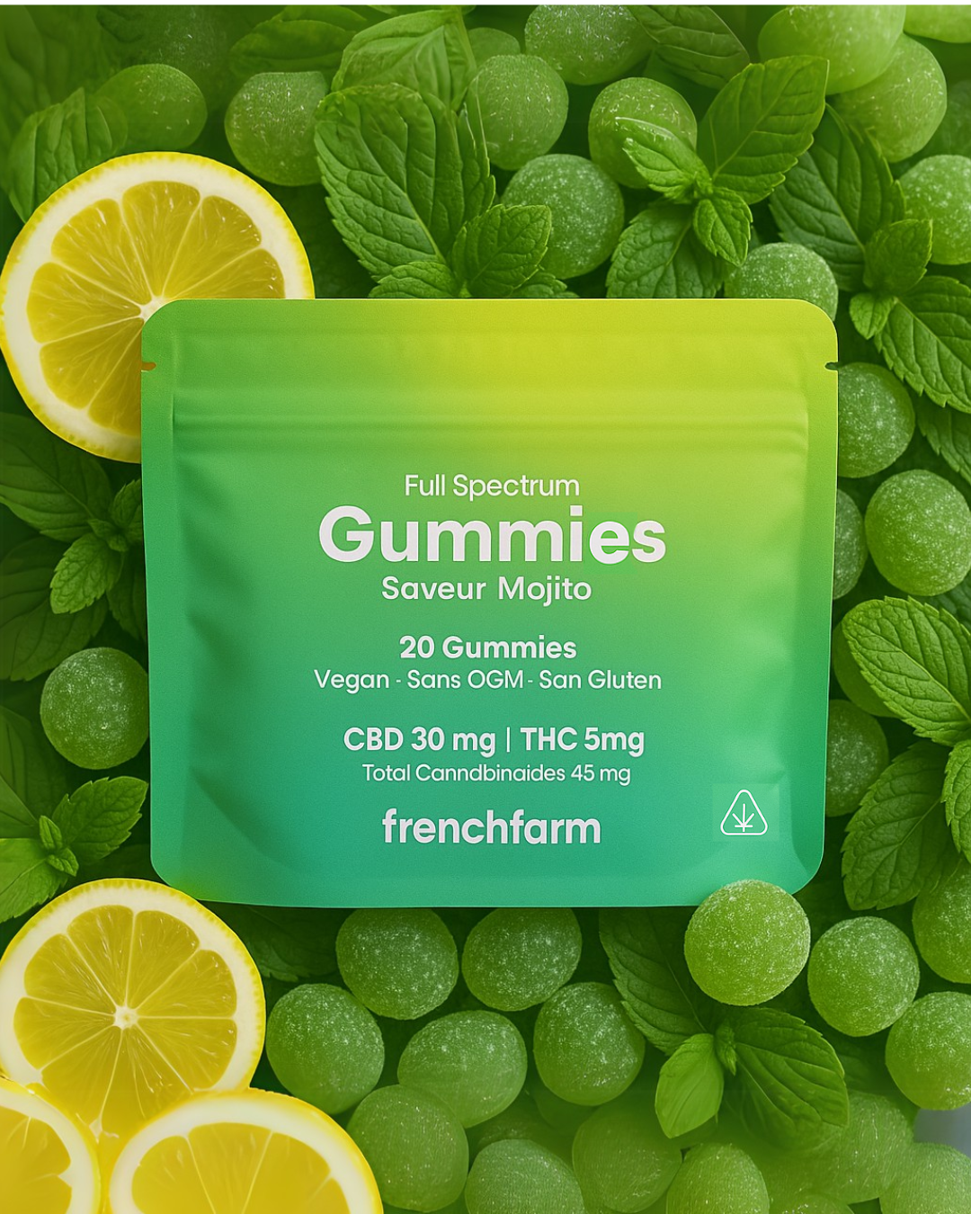 GUMMIES MOJITO | CBD+ | BONBONS FULLSPECTRUM
