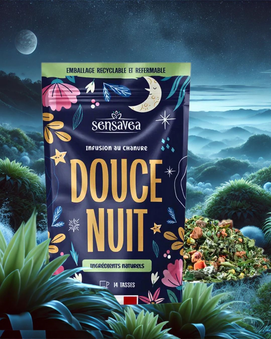 Infusion BIO CHANVRE CBD 30% "DOUCE NUIT"