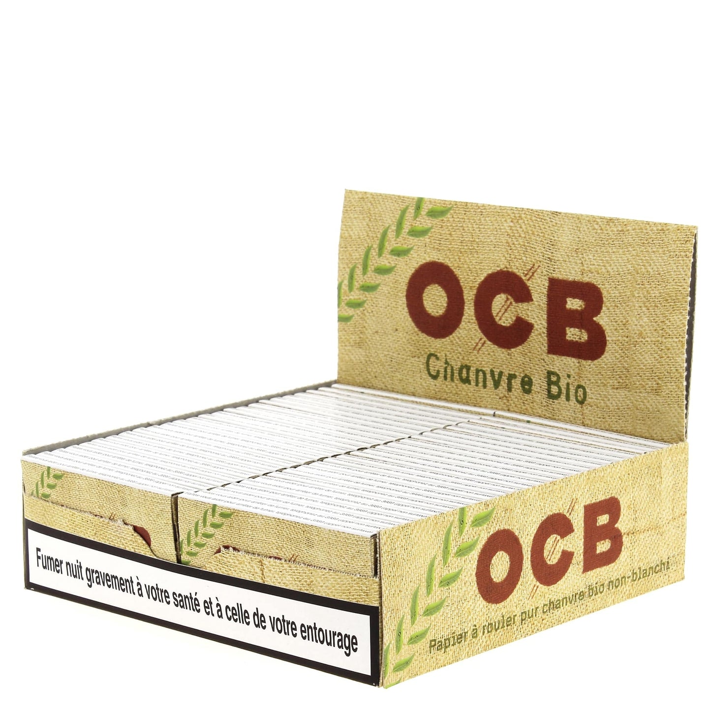 FEUILLES A ROULER OCB courtes-pur Chanvre BIO non blanchi