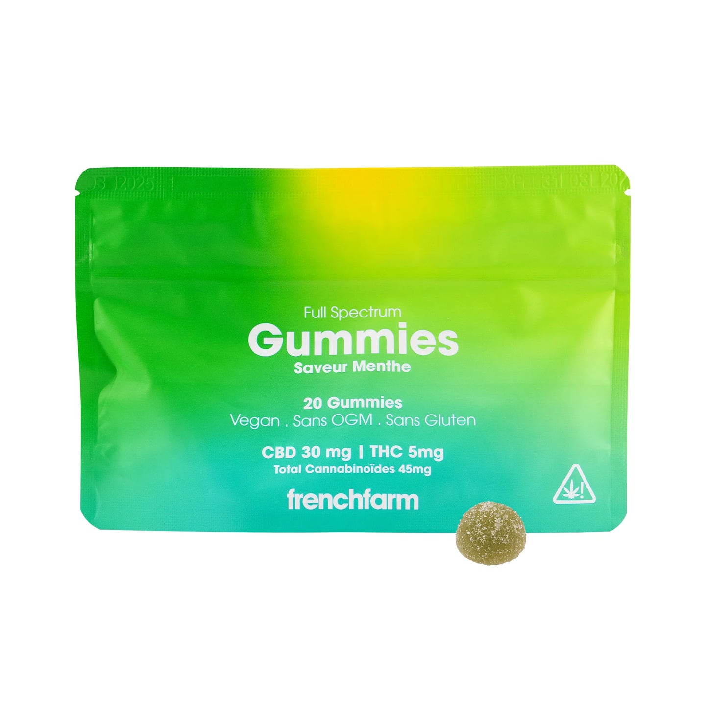GUMMIES MENTHE | CBD+ | BONBONS FULLSPECTRUM