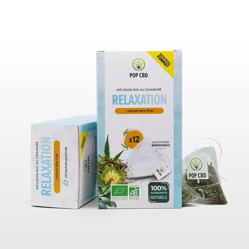 Sachets pyramides Infusion CBD "RELAXATION" CBD bio