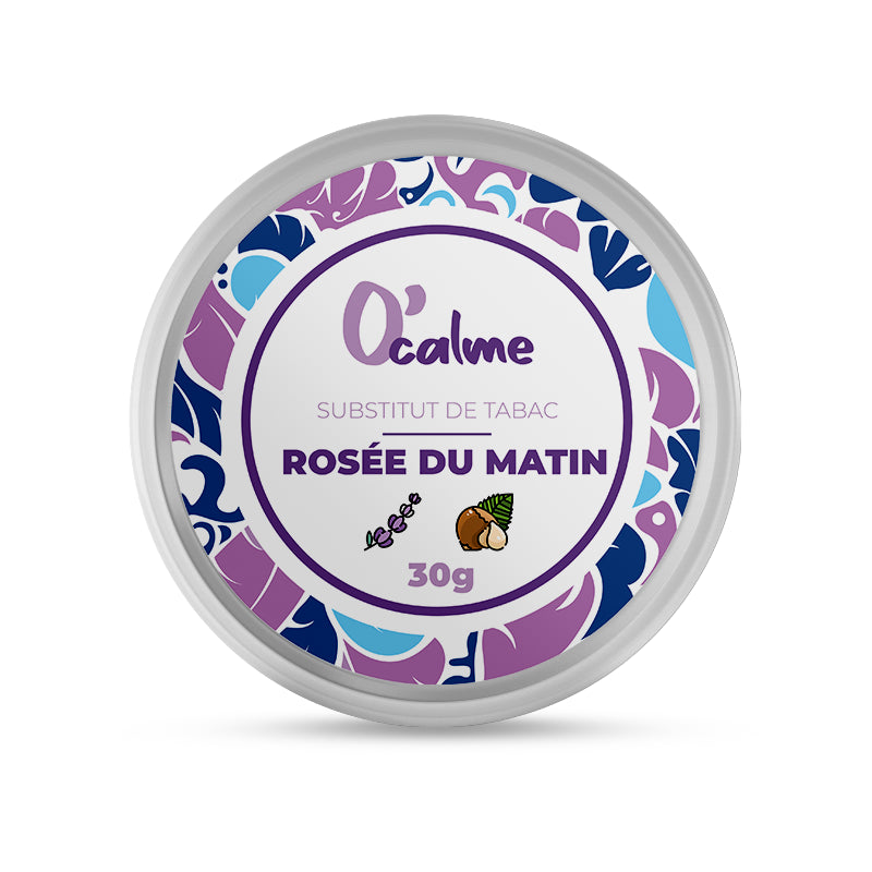 Substitut de tabac "ROSEE DU MATIN" Noisetier, feuilles de mûrier, lavande