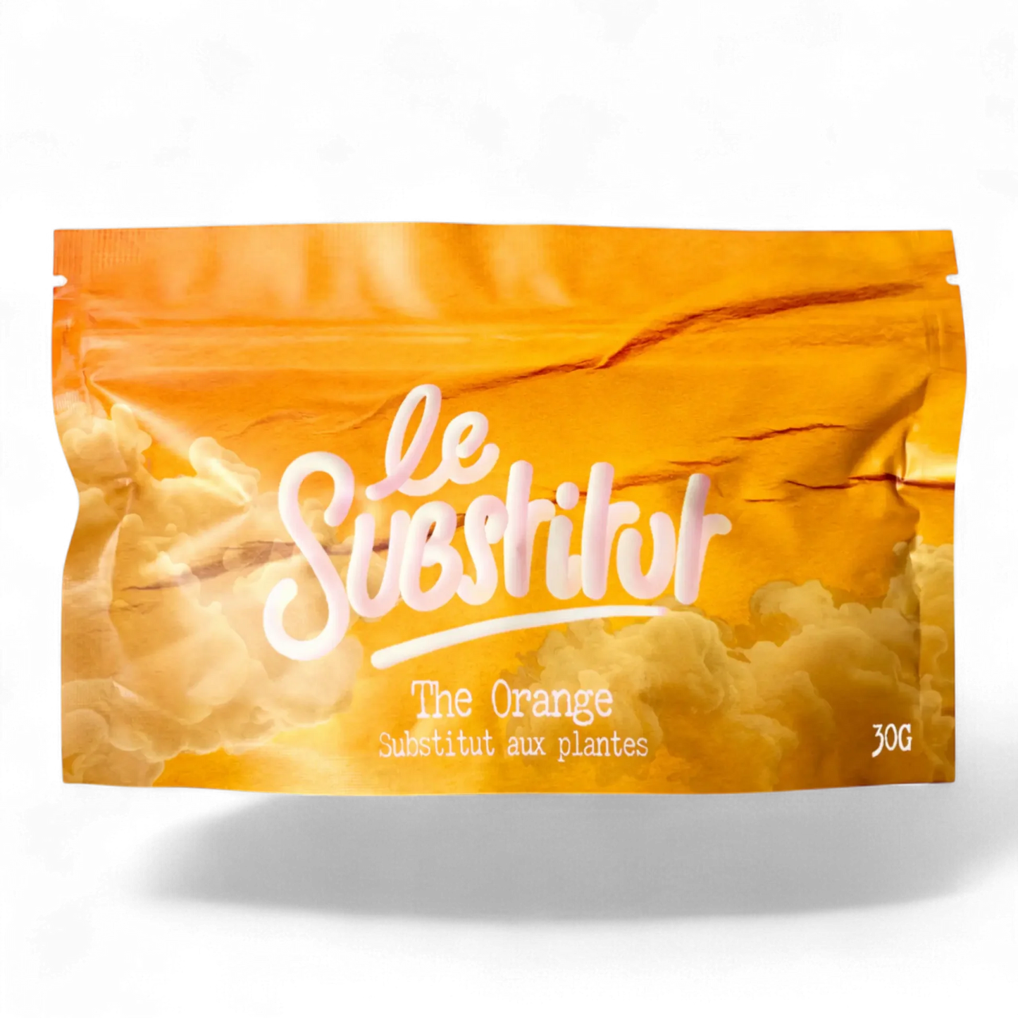 Substitut de tabac "THE ORANGE" Feuilles de framboisier et feuille de noisetier