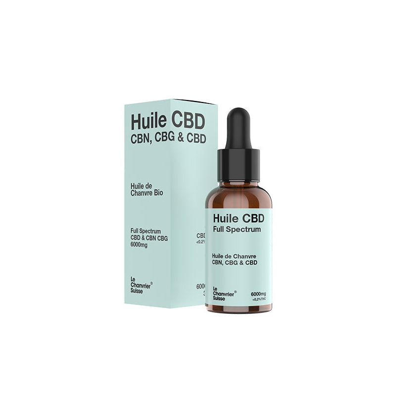 Huile CBD 30ml. 20% CBD&CBG&CBN