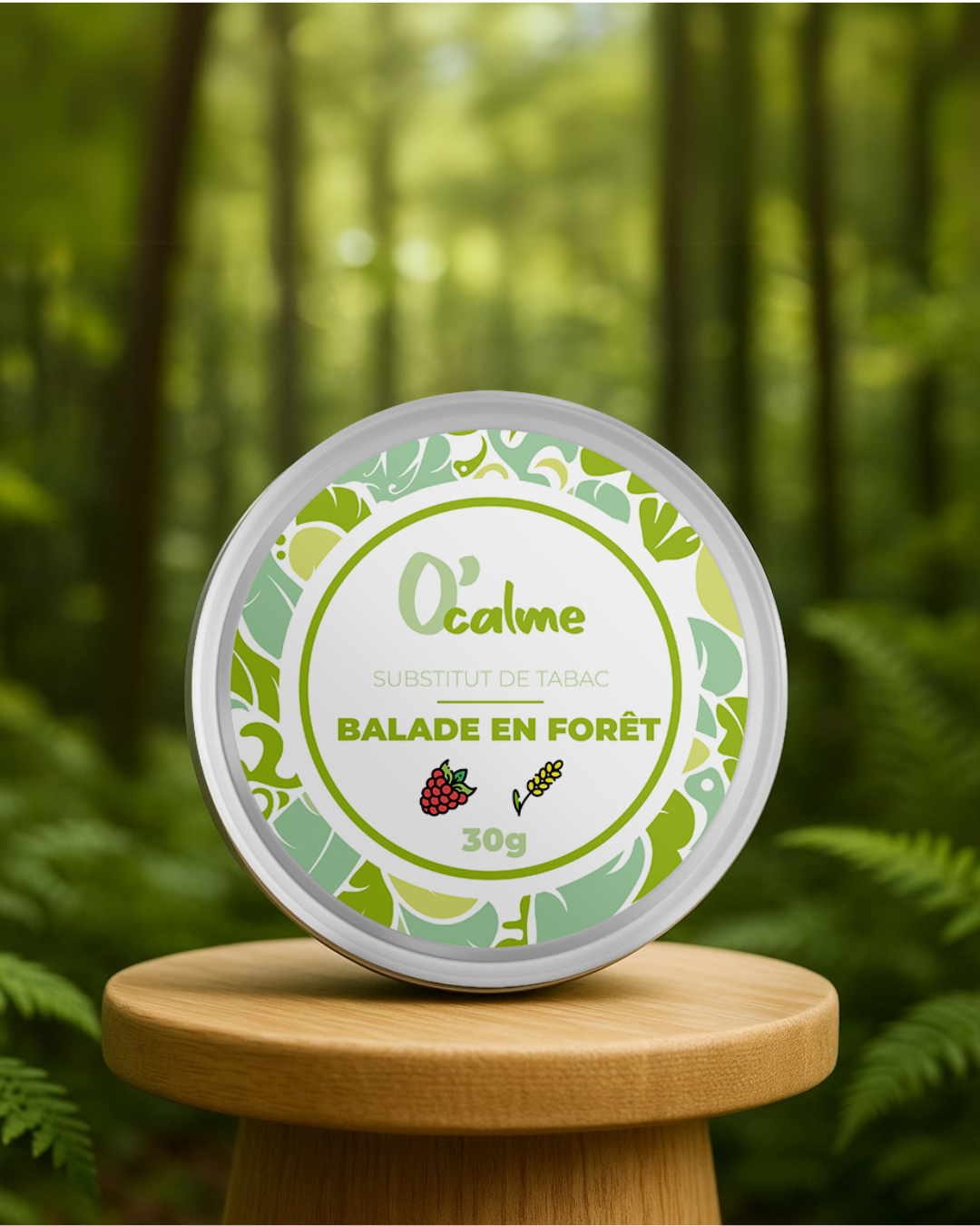 Substitut de tabac "BALADE EN FORET" Framboisier, Bouillon blanc