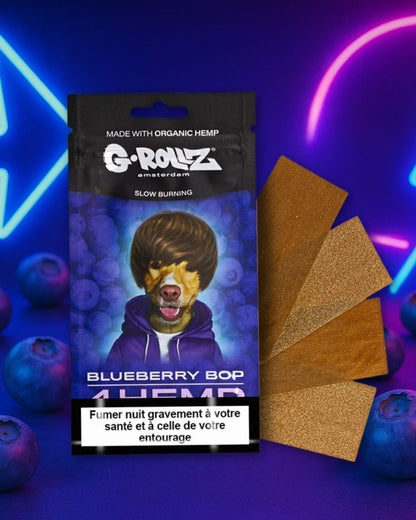 Sachet de Blunts (4 Feuilles G-Rollz) "HEMP WRAPS"