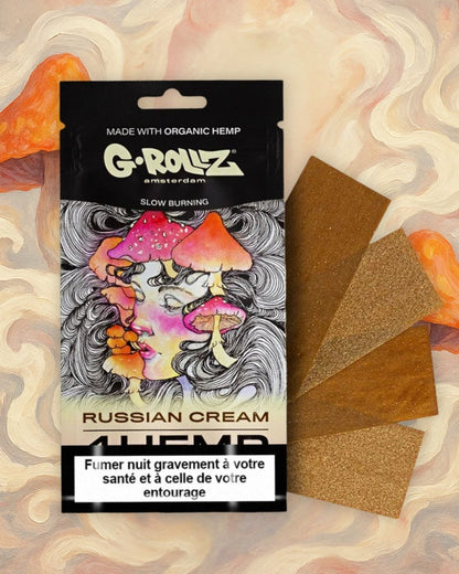 Sachet de Blunts (4 Feuilles G-Rollz) "HEMP WRAPS"