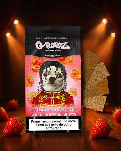 Sachet de Blunts (4 Feuilles G-Rollz) "HEMP WRAPS"
