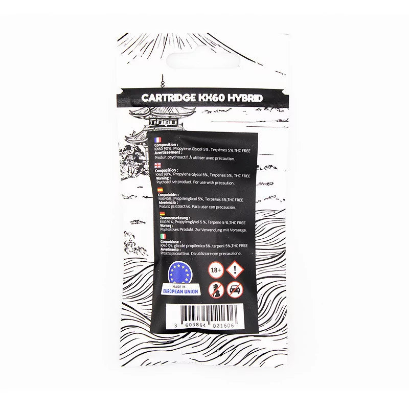 Cartridge / recharge vape KX 60 90% "Spéciale" (1ml)