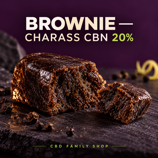 BROWNIE — CHARASS CBN 20% — CBD Family Shop