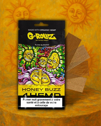Sachet de Blunts (4 Feuilles G-Rollz) "HEMP WRAPS"